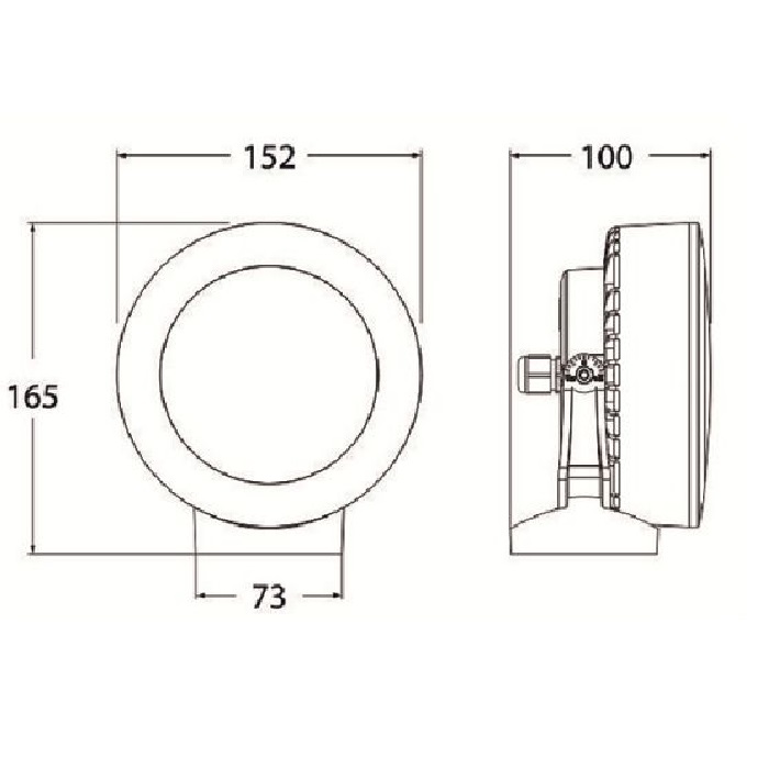 Светильник D152x165x100mm под LED лампу GX53 (в комплекте) IP66 накладной БК