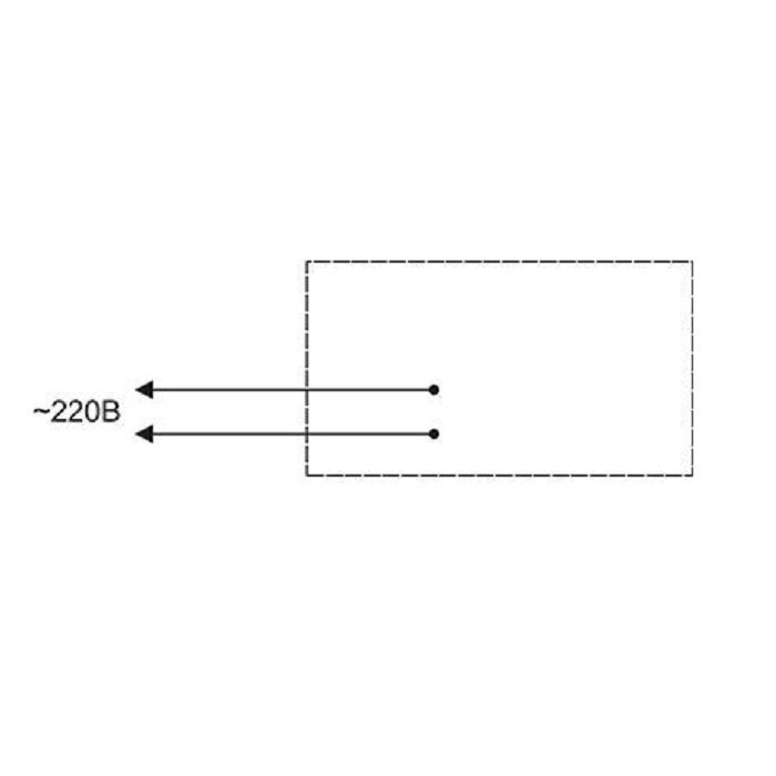 Табло световое LED ЧЕЛОВЕК ВПРАВО В ДВЕРЬ 333х48xh296mm 48mA DC12V IP42 торцевой белый