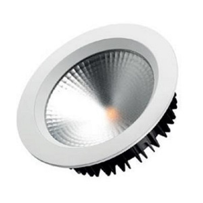 Светильник LED D187хh58mm 1680-1890Lm 21W 3000K AC230V IP44 встраиваемый белый 