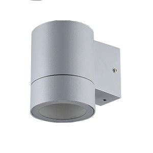 Светильник 114x140x90mm под LED лампу GX53 IP65 накладной серый