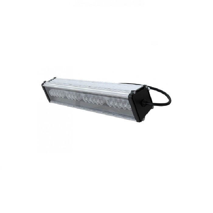 Светильник LED 10°х70° 536x108xh89mm 6500Lm 50W 4000K AC176-264V IP67 линейный 