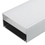 Профиль алюминий анод серебро 2000х180хh80mm комплект с экраном/отсек для БП подвесной/накладной