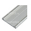 Профиль алюминий анод серебро 2000х60,4хh7,8mm держатель накладной