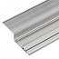 Профиль алюминий серебро 2000х57хh17mm для подсветки ниш накладной