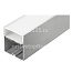 Профиль алюминий анод серебро 2000х74хh77mm с отсеком для БП подвесной/накладной