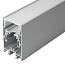 Профиль алюминий анод серебро 2500х40хh67mm комплект с экраном/отсек для БП универсальный
