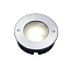 Светильник LED 90° D120хh35mm 320Lm 9,2W 3000K AC220-240V IP67 грунт/тротуар встраиваемый серебро
