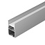 Профиль алюминий анод серебро 2000x35xh63,6mm с отсеком для БП подвесной/накладной